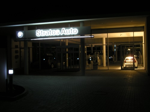Prodejna BMW, Hradec Králové - osvětlení
